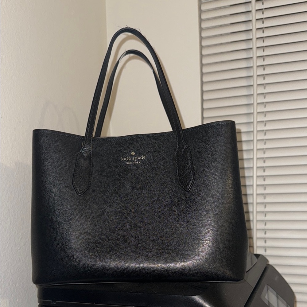 Kate Spade Black Tote with Structured Design